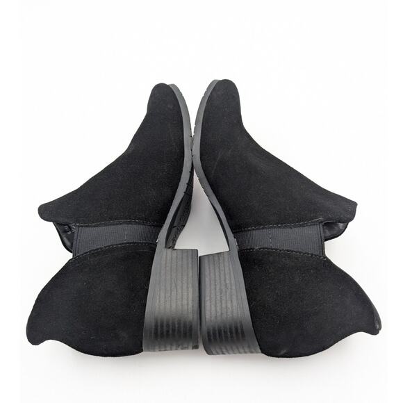 Kenneth Cole Reaction Side EZ On Block Heel Booties Black Women's Size US6.5M - Picture 5 of 11